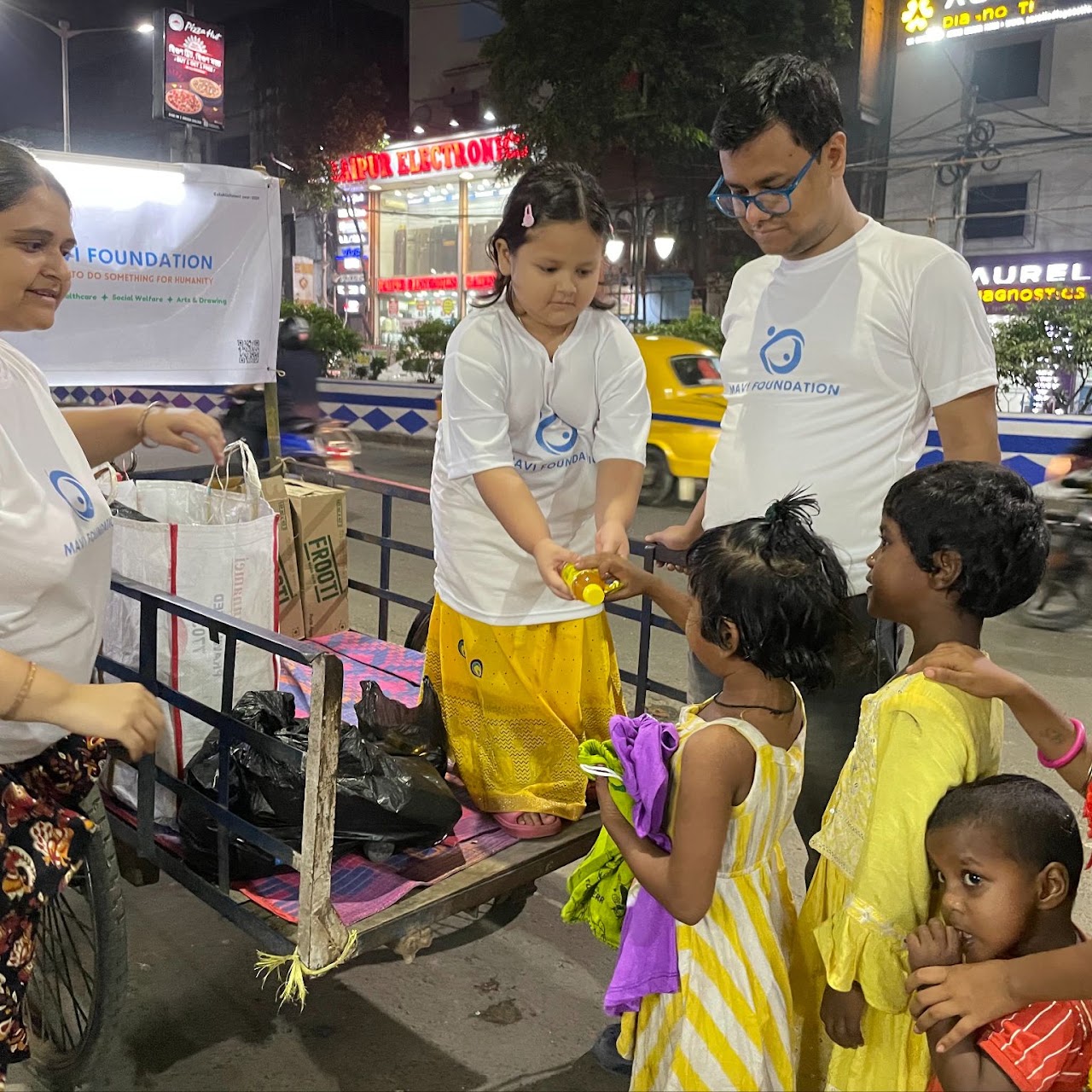 MAVI Foundation — Cloth & Food Distribution, Durga Puja 2024 (photo 2 of 4)