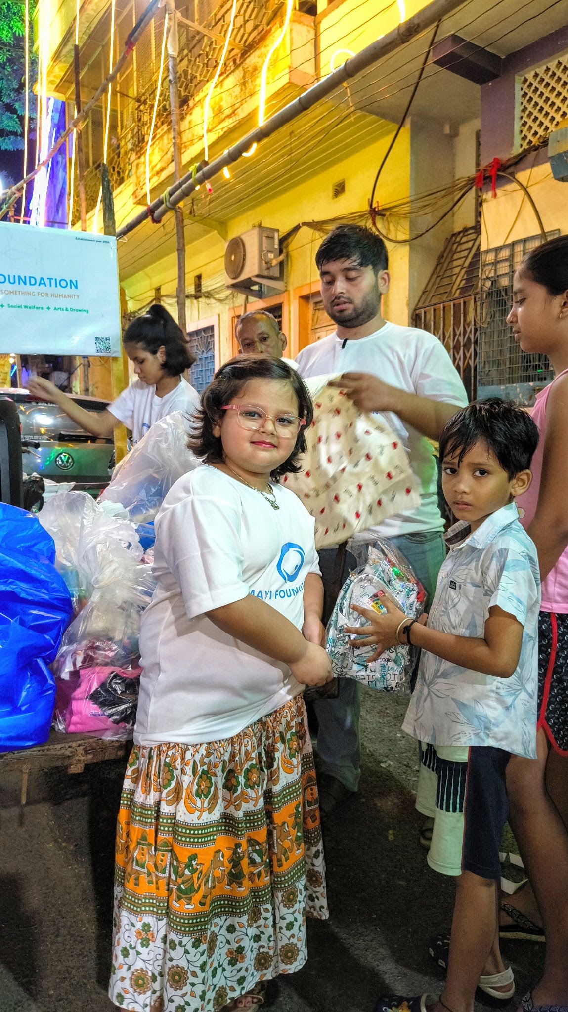 MAVI Foundation — Cloth & Food Distribution, Durga Puja 2025 (photo 5 of 10)