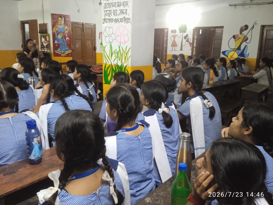 MAVI Foundation — curious students in the classroom at Ram Joy Seal Sishu Pathsala, 2026 (photo 8 of 10)